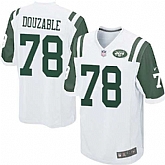 Nike Men & Women & Youth Jets #78 Douzable White Team Color Game Jersey,baseball caps,new era cap wholesale,wholesale hats